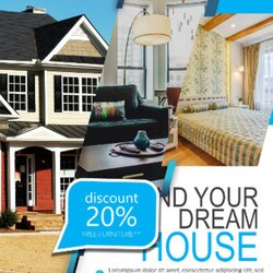 Tremendous Real Estate Advertising Flyers Template Fully Editable In