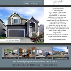 The Highest Standard Real Estate Flyer Templates Excel Formats Flyers Template Marketing Ads Park Luxury Sold