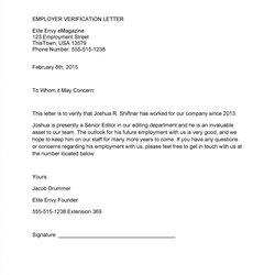 Letter Of Employment Sample For Visa Leave Outstanding Proof Image