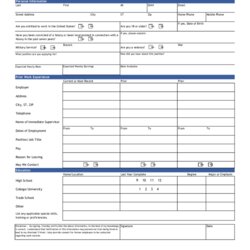 High Quality Job Application Form Printable Forms Template Basic Simple