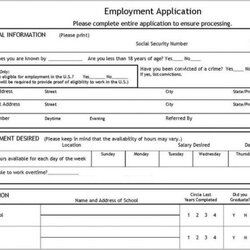 The Highest Standard Printable Job Application In Spanish Free