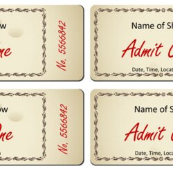 Event Ticket Templates Free Printable Word Formats Samples Tickets Fast