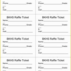Brilliant Free Printable Event Ticket Template Of Best Raffle Tickets Word Templates Drawing Entry Form