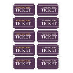 Excellent Free Event Ticket Templates Ms Word Template Fundraiser Tickets Sample Frightening Make