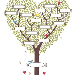 Excellent Digital Cuts Family Tree Template Trees Plan Choose Board