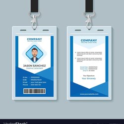 Perfect Identity Microsoft Unbelievable Employees Id Card Template Photo