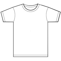 Great Free Shirt Design Template Download Blank Printable Templates Kids Designs Tee Vector Outline