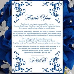 Tremendous Wedding Thank You Card Template Instant By