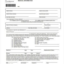 Out Of This World Free Medical Forms In Ms Word Excel Release Authorization Information Form Template For