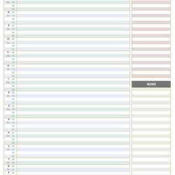 Superb Free Printable Daily Calendar Templates Planner Template Blank Excel Appointment Calendars Work