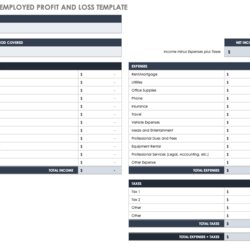 Capital Free Small Business Profit And Loss Templates