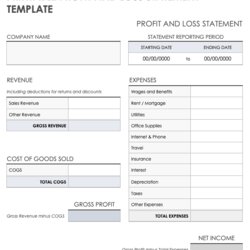 The Highest Standard Free Profit And Loss Templates Printable Statement Template Word