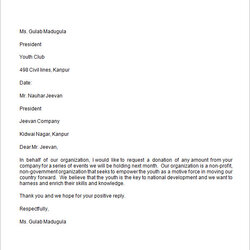 Supreme Free Donation Request Letter Templates In Ms Word Sample Donations Asking Letters Template Formal