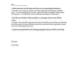 Fantastic Donation Request Letter Template Download Create Fill Print Word Forms
