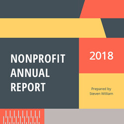 Perfect Non Profit Annual Report Template Thumb