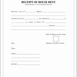 Supreme Exclusive Rent Receipt Template Word Document Glamorous Invoice Agreement Receipts Landlord Payment