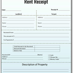 Superb Sample House Rent Receipt Invoice Template In Doc Format