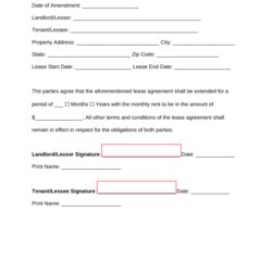 Addendum Lease Agreement Printable Form Templates And Letter