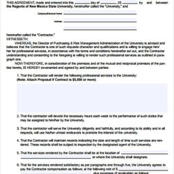 Free Simple Service Contract Samples In Ms Word Google Docs Professional Templates