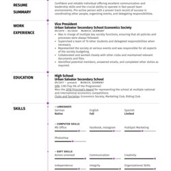 Magnificent Teenage Resume Sample Samples Part Writers Experienced Profession Specifically Written Image