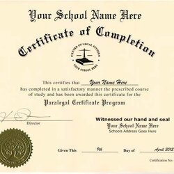 Super Achieve Your With Our Beautiful Certificate Templates Certificates Paralegal Diploma Fake Diplomas