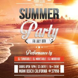 Sublime Microsoft Office Event Flyer Templates Cards Design Party Template Summer Sample Printable Flyers