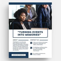 Capital Business Event Flyer Template In Illustrator Google