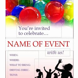 Terrific Microsoft Word Event Flyer Template Printable Lovely Free Templates Of