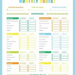 Sublime Free Printable Budget Templates Savvy Boss Manage Breakdowns