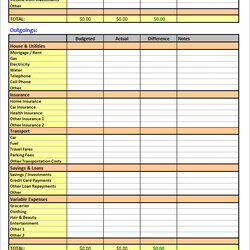 Eminent Free Home Budget Samples In Google Docs Sheets Excel Template Printable Monthly Household Personal