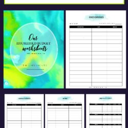 Free Printable Household Budget Template That Works Templates Pinning Binder Yet Later Below Post Save
