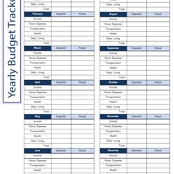 Printable Budget Templates And Free Blank Worksheets Forms Yearly Fit