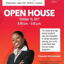 Sublime Open House Flyer Polk Education Pathways