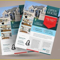 Swell Open House Flyers Template Free Of Flyer Templates Format Download