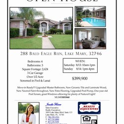 Peerless Open House Flyer Templates Beautiful Your Central Florida Realtor Flyers Publisher Brochure Broker