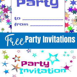 Wonderful Free Party Invitations Printable Invitation Templates Later These