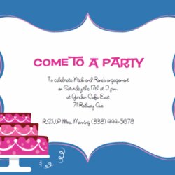Free Party Invitations October Printable Invitation Templates Template Birthday Cake Do Invite Cupcake