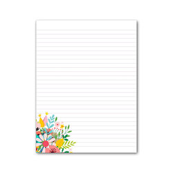 Letter Writing Pad Design Notepad Only Witness