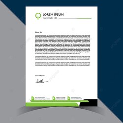 Letter Head Pad Design Template Download On Image
