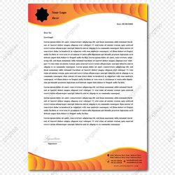 The Highest Quality Letter Head Pad Template Download On Image