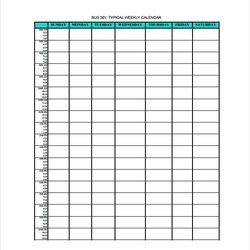 Out Of This World Blank Weekly Calendar Free Word Documents Download Editable Template Calendars