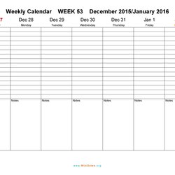 Swell Effective Week Calendar Template Get Your Printable Planner Calendars Blank Weekly Templates Excel