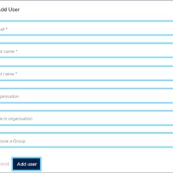 Wonderful Admin Functionality Documentation New User Form