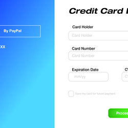 Credit Card Form By Christian Amy On