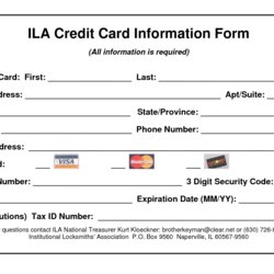 Excellent Authorization For Credit Card Use Free Forms Download Form Information