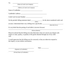 Matchless Billing Error Form Fill Out And Sign Printable Template Large