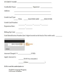 Magnificent Credit Card Information Form Template For Authorization Agreement Stupendous Regard Fearsome