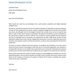 Wonderful Free Donation Request Letters Forms Letter