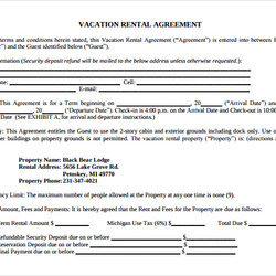 Vacation Rental House Rules Template Best Of Document Agreement
