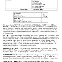 Vacation Rental House Rules Template Best Of Document Agreement Lease Free Download Simple Format